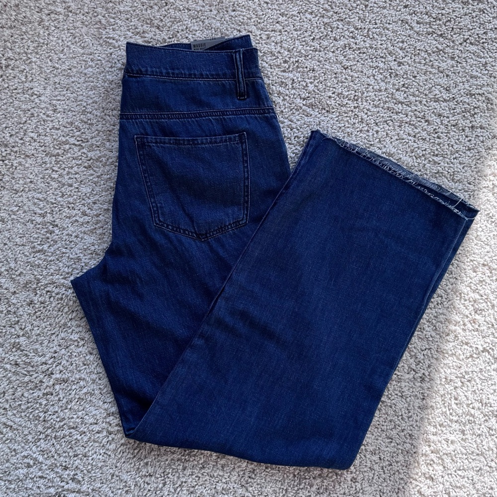 Kut from the Kloth Dark Blue Wide Leg Jeans